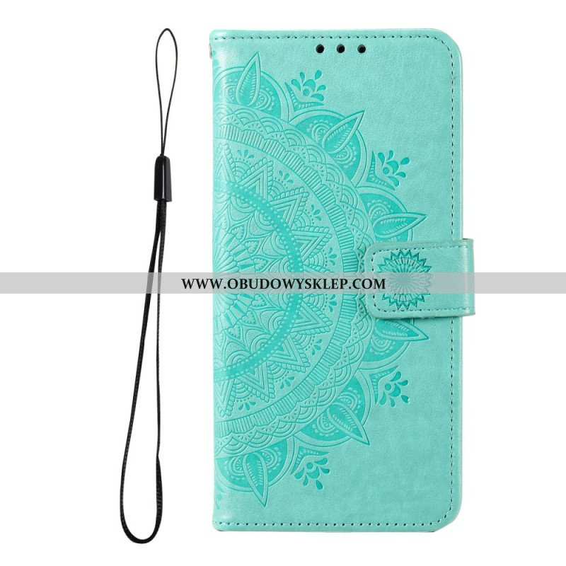 Etui Folio do Poco M4 Pro 5G Mandala Słońca