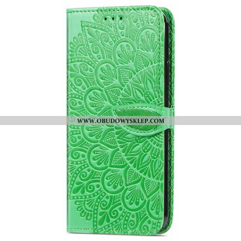 Etui Folio do Poco M4 Pro 5G Plemienne Liście