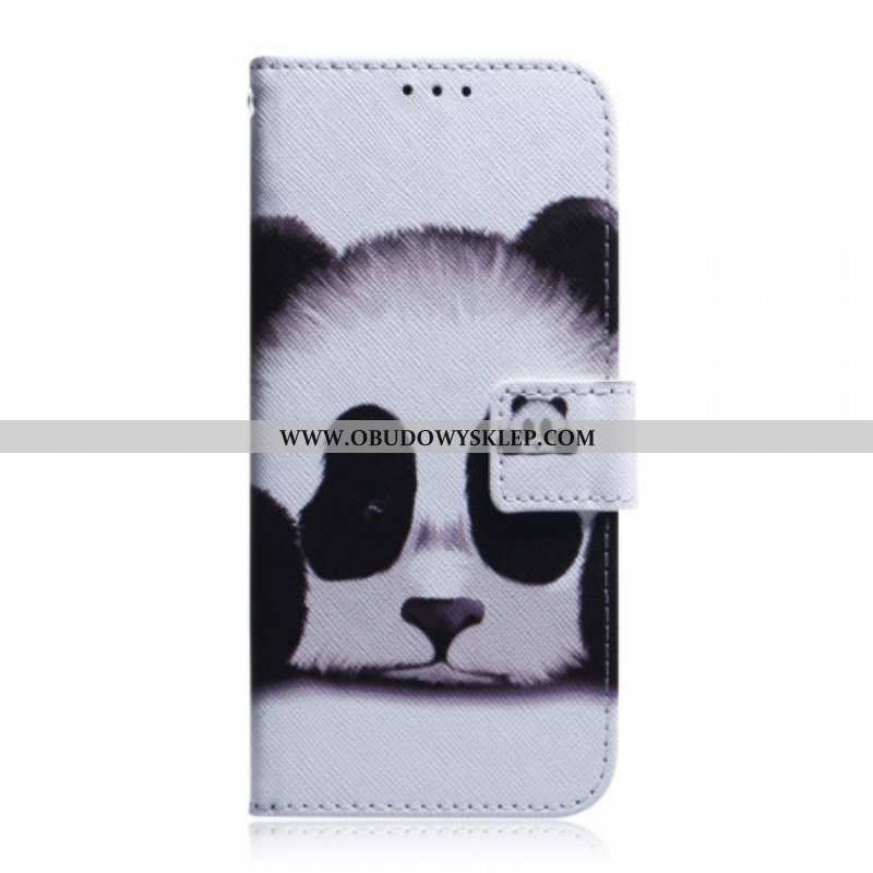 Etui Folio do Poco M4 Pro 5G Twarz Pandy