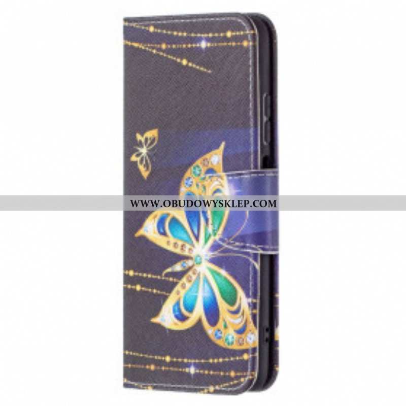 Etui Folio do Poco M5s Magiczny Motyl