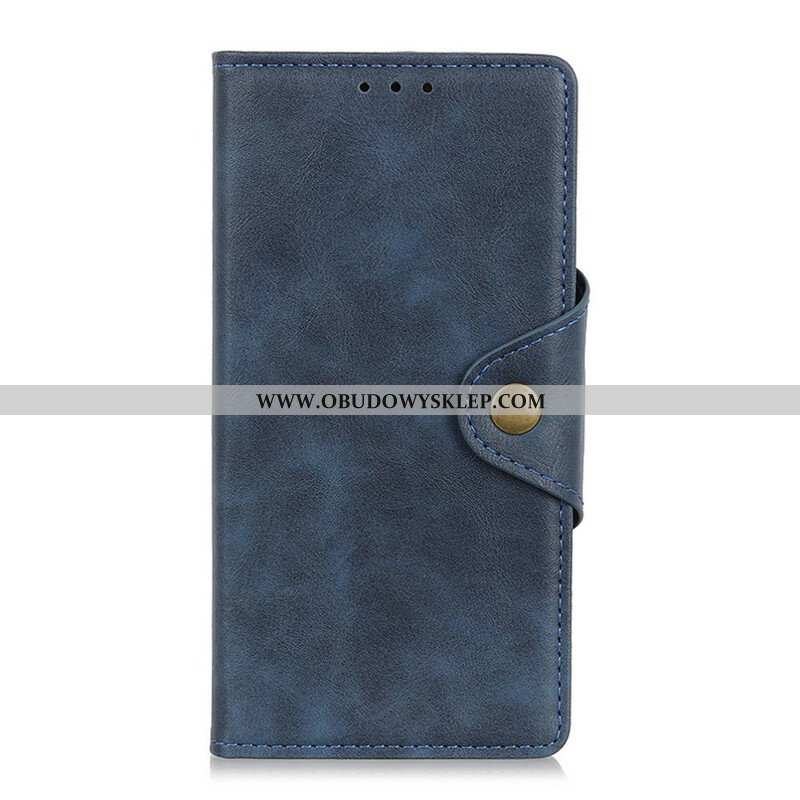 Etui Folio do Poco X3 / X3 Pro / X3 NFC Guzik Ze Sztucznej Skóry