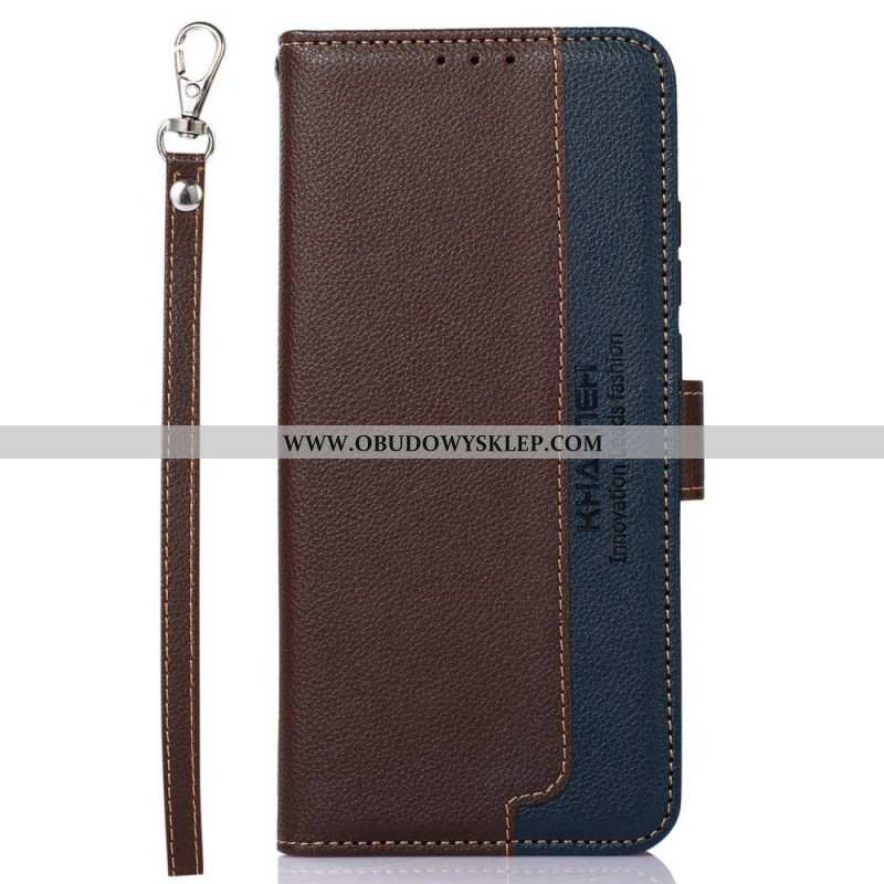 Etui Folio do Poco X4 GT Rfid Khazneh W Stylu Liczi