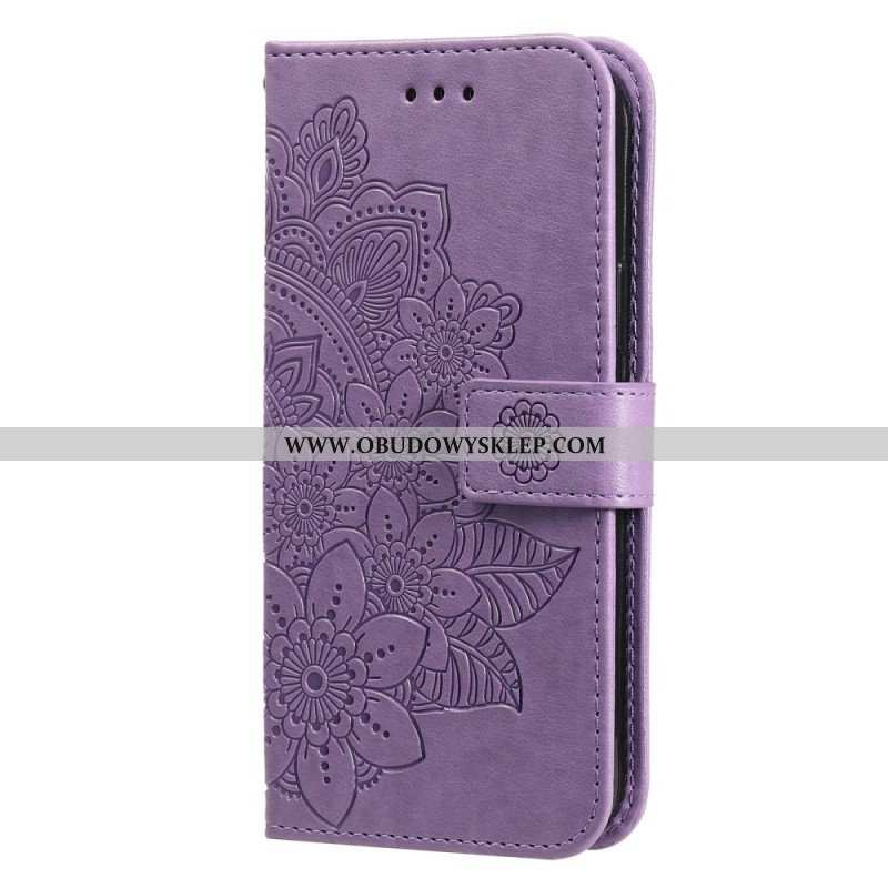 Etui Folio do Poco X4 Pro 5G z Łańcuch Paskowata Mandala