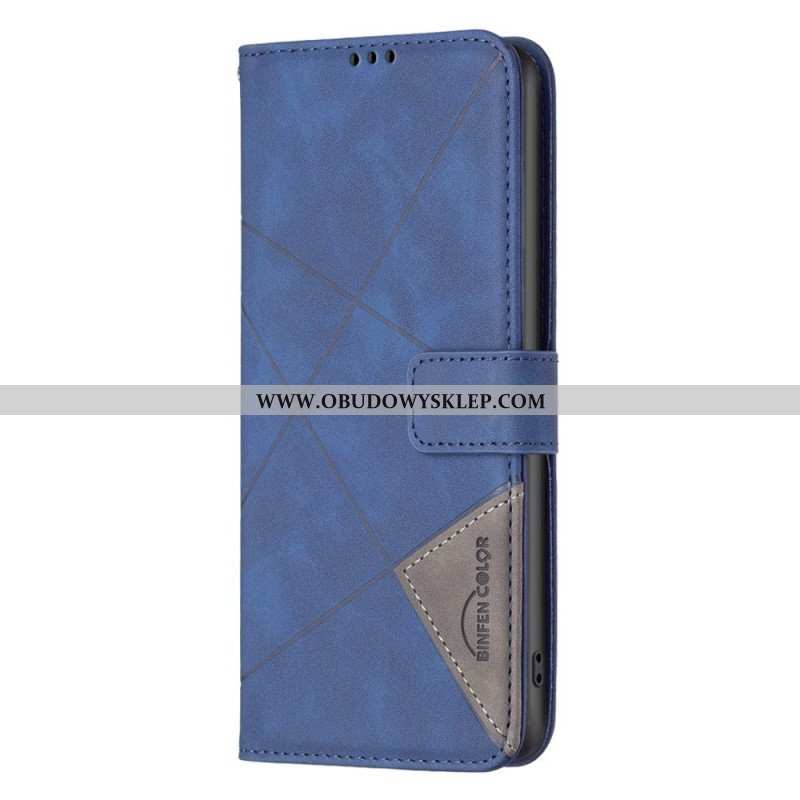 Etui Folio do Poco X5 5G Binfen Kolor Diamenty