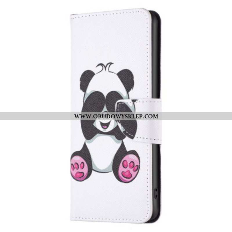 Etui Folio do Poco X5 5G Moja Panda