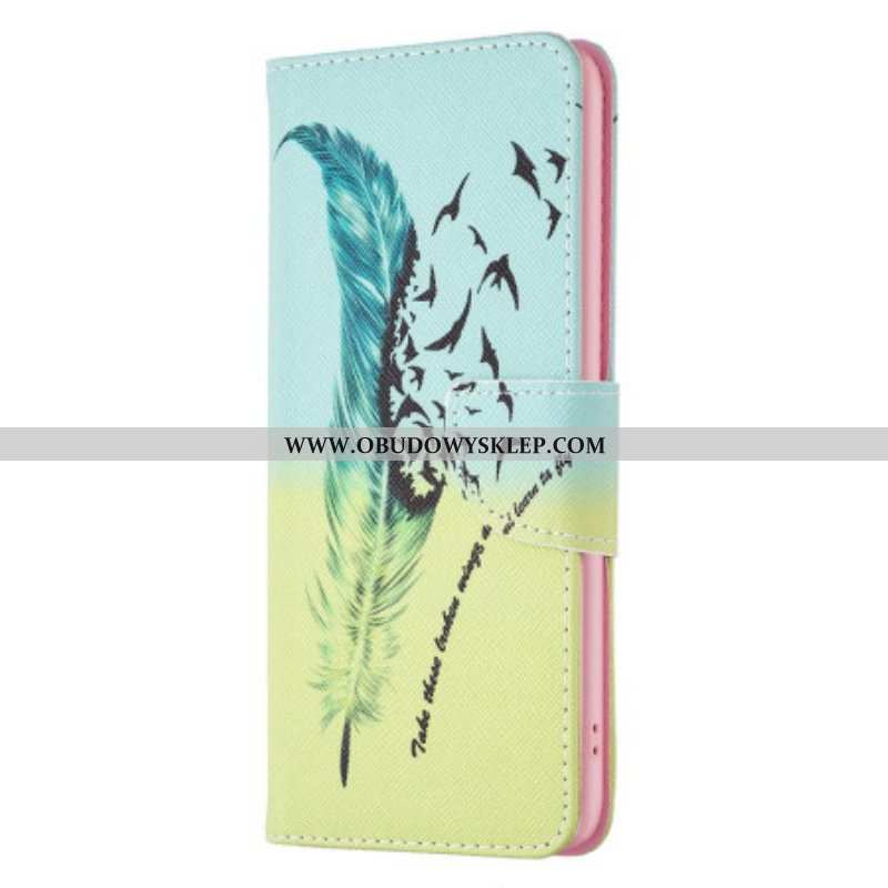 Etui Folio do Poco X5 5G Pióro