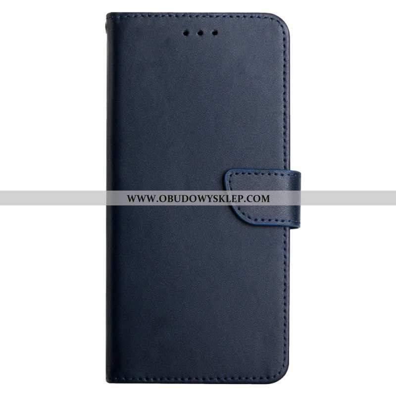 Etui Folio do Poco X5 5G Prawdziwa Skóra Nappa