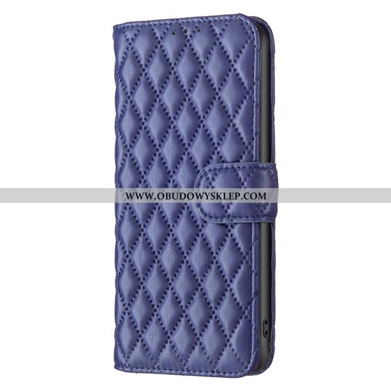 Etui Folio do Poco X5 Pro 5G Pikowany Binfen Kolor