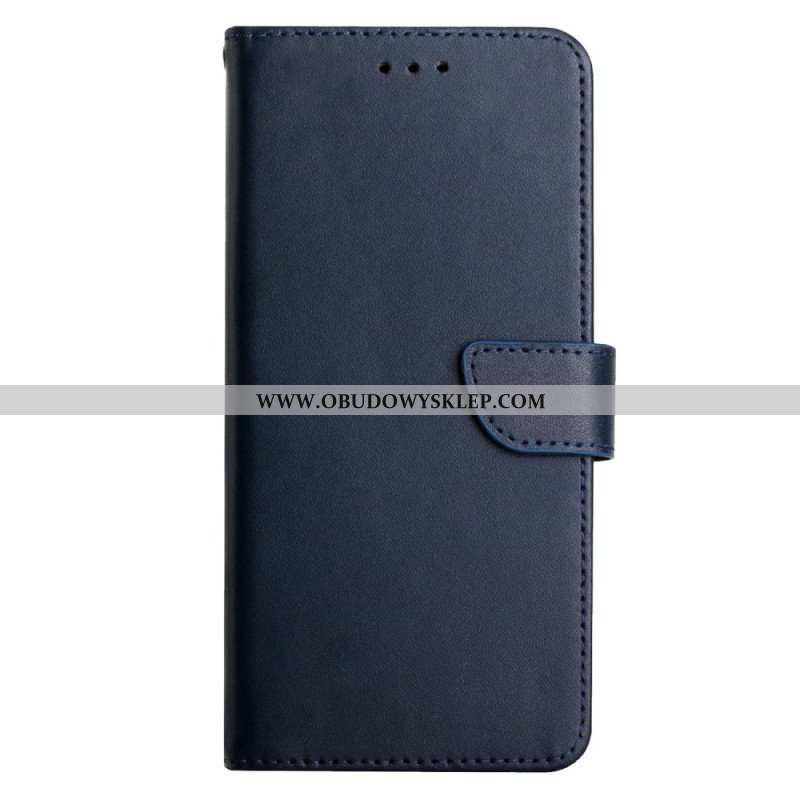 Etui Folio do Poco X5 Pro 5G Prawdziwa Skóra Nappa