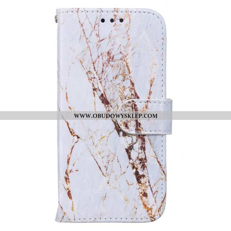 Etui Folio do Samsung Galaxy A13 5G / A04s Intensywny Marmur