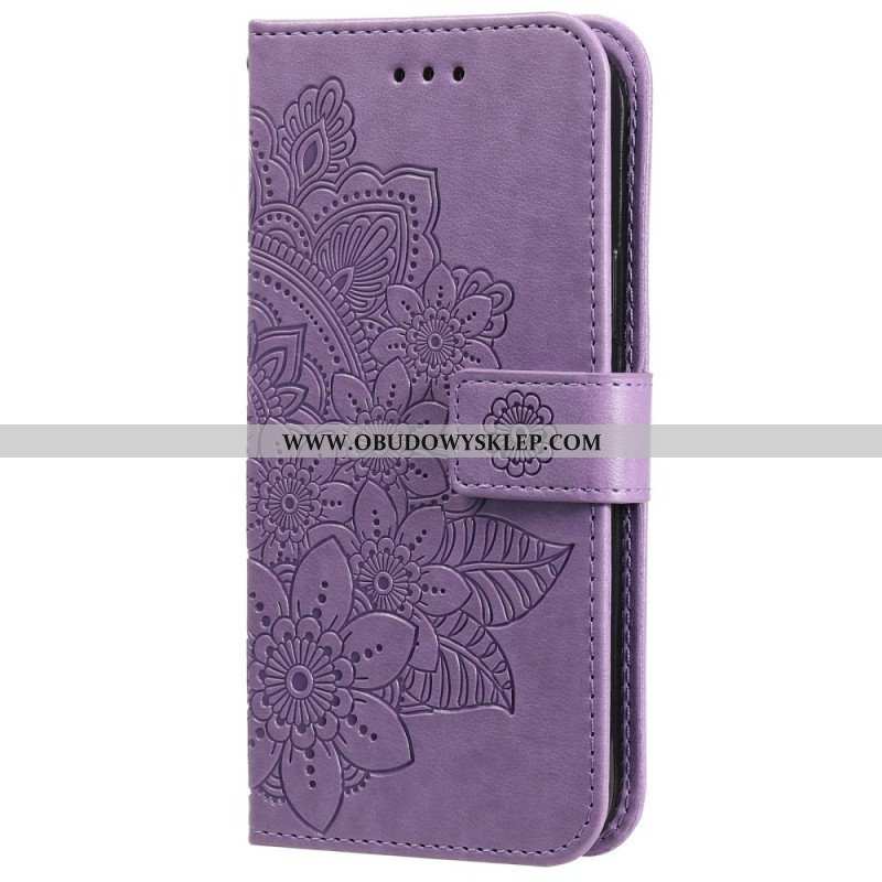 Etui Folio do Samsung Galaxy A13 5G / A04s Kwiatowa Mandala