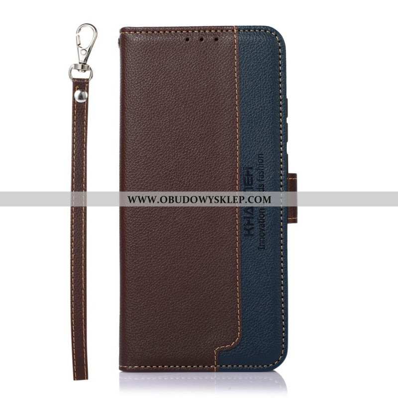 Etui Folio do Samsung Galaxy A13 5G / A04s Rfid Khazneh W Stylu Liczi