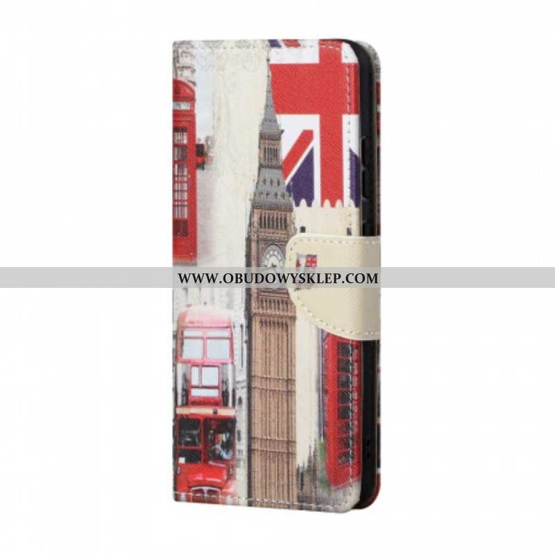 Etui Folio do Samsung Galaxy A13 5G / A04s Życie W Londynie