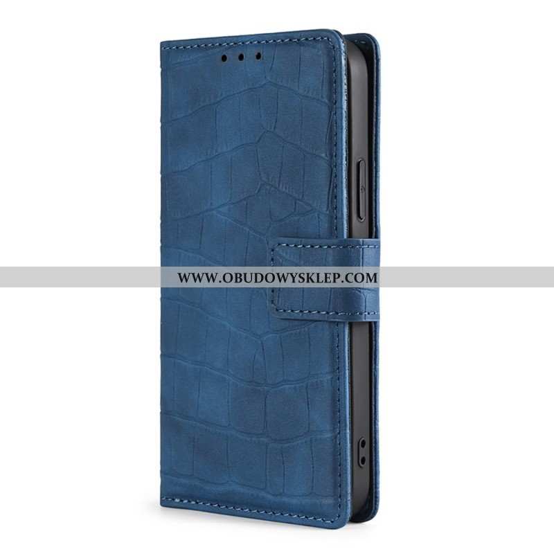 Etui Folio do Samsung Galaxy A13 Efekt Skóry Krokodyla