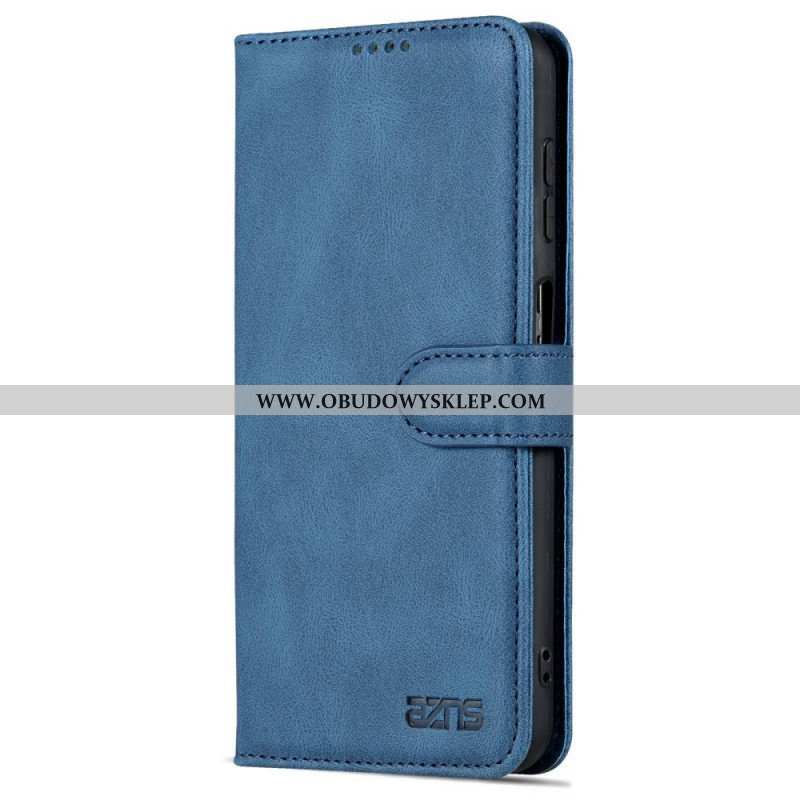 Etui Folio do Samsung Galaxy A13 z Łańcuch Paski W Stylu Vintage Azns