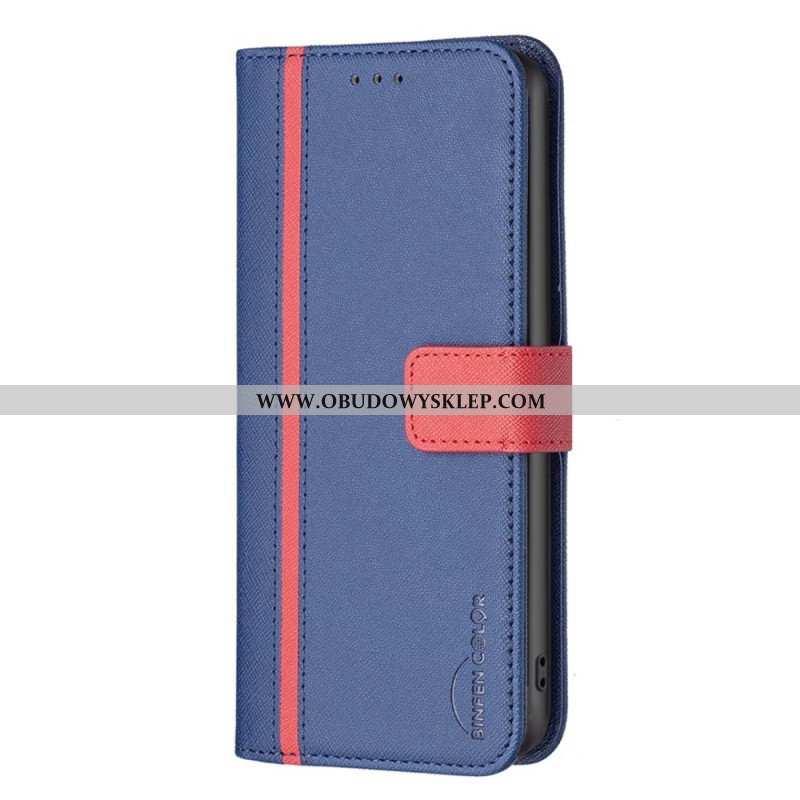 Etui Folio do Samsung Galaxy A14 / A14 5G Dwukolorowy Kolor Binfen