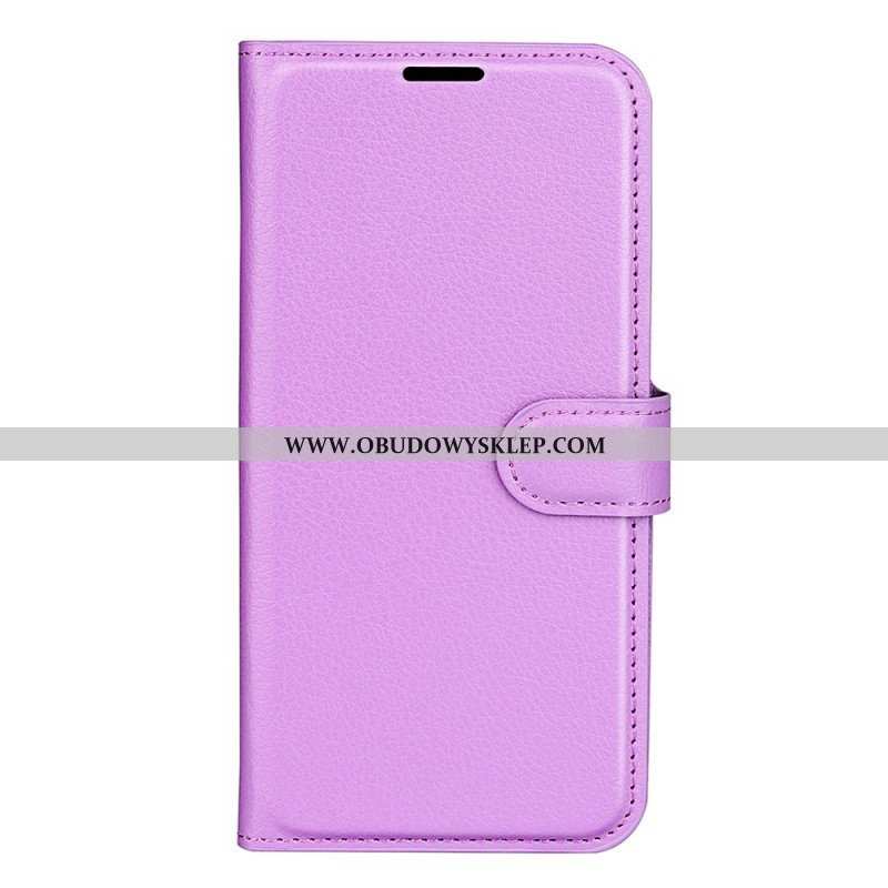 Etui Folio do Samsung Galaxy A14 / A14 5G Klasyczna Sztuczna Skóra