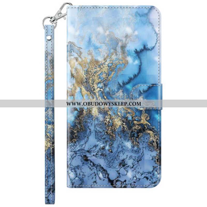 Etui Folio do Samsung Galaxy A14 / A14 5G Niebieskie Odcienie