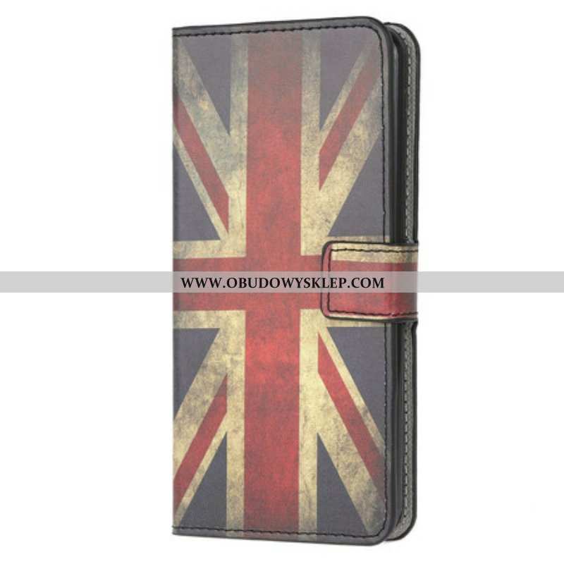 Etui Folio do Samsung Galaxy A42 5G Flaga Anglii