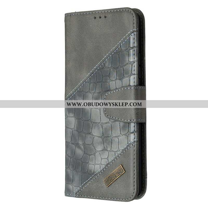 Etui Folio do Samsung Galaxy A42 5G Klasyczna Skóra Krokodyla