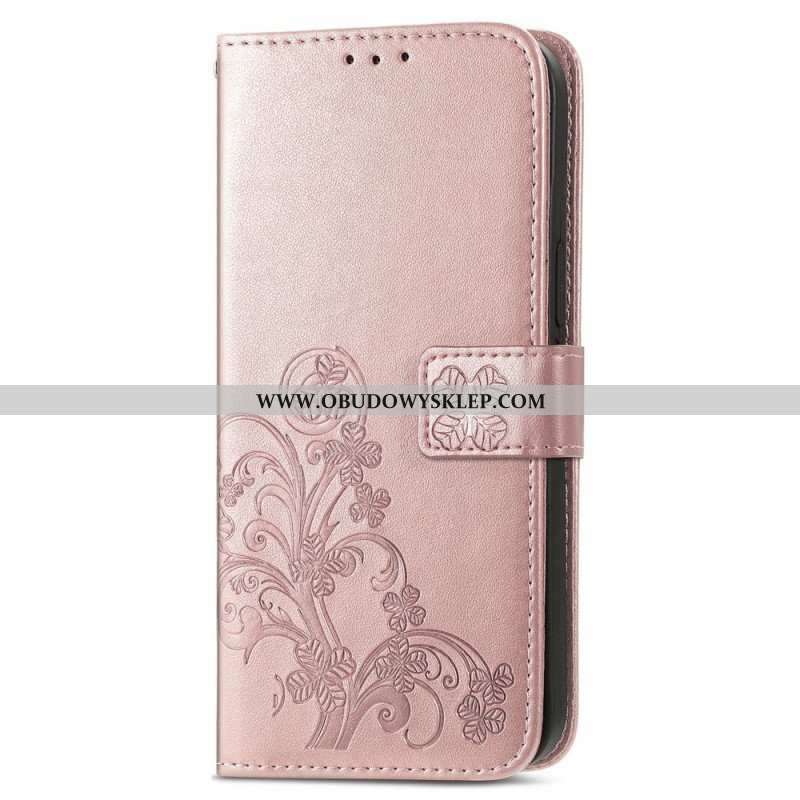 Etui Folio do Samsung Galaxy A54 5G Czterolistna Koniczyna