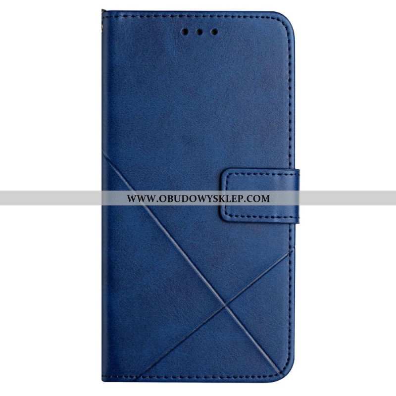 Etui Folio do Samsung Galaxy A54 5G Stylowe Skórzane Linie