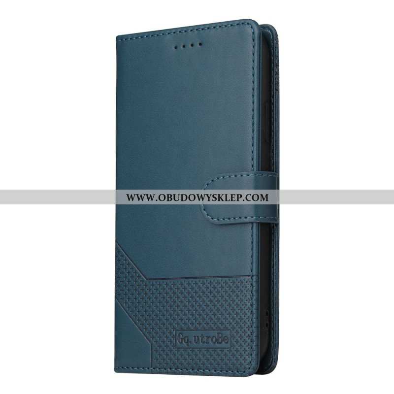 Etui Folio do Samsung Galaxy M12 / A12 Efekt Skóry Gq.utrobe