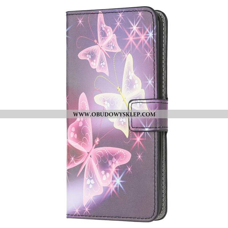 Etui Folio do Samsung Galaxy M12 / A12 Królewski Motyl