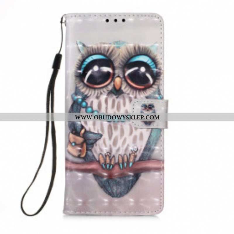 Etui Folio do Samsung Galaxy M12 / A12 Pani Sowa