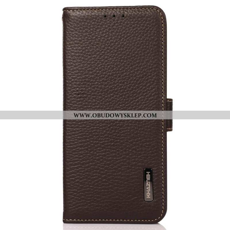 Etui Folio do Samsung Galaxy M13 Skóra Liczi Khazneh Rfid