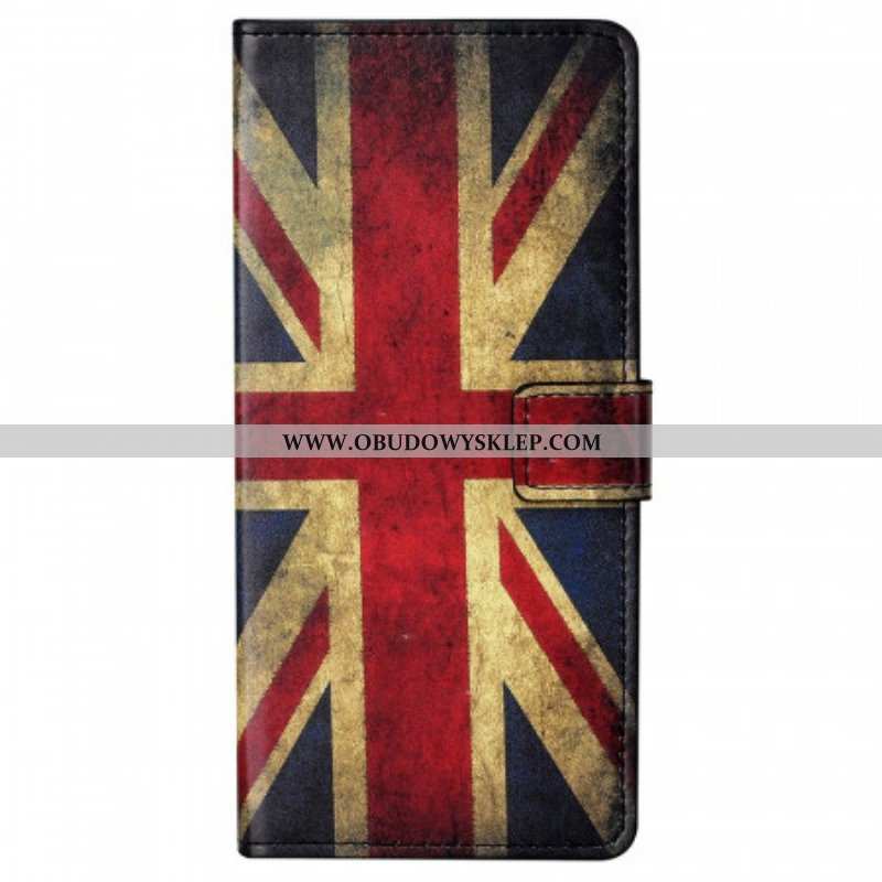 Etui Folio do Samsung Galaxy M23 5G Flaga Angielska