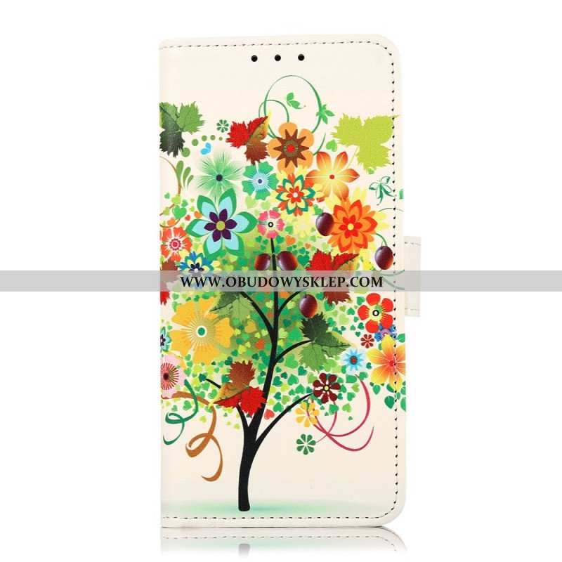 Etui Folio do Samsung Galaxy M23 5G Kwitnące Drzewo