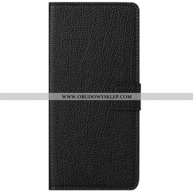 Etui Folio do Samsung Galaxy M23 5G Skórzana Tekstura Liczi