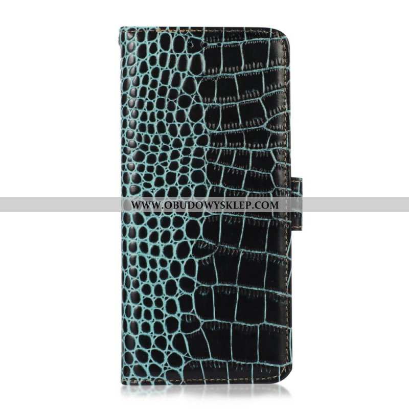 Etui Folio do Samsung Galaxy M33 5G Rfid W Stylu Krokodyla