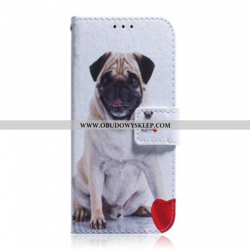 Etui Folio do Samsung Galaxy M52 5G Mops Pies