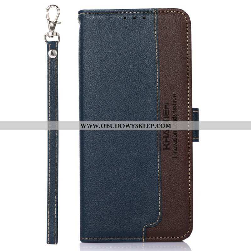 Etui Folio do Samsung Galaxy M52 5G Rfid Khazneh W Stylu Liczi