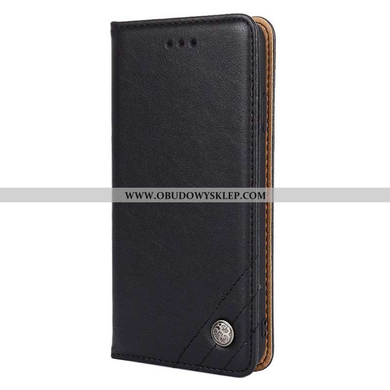 Etui Folio do Samsung Galaxy M52 5G Szczotkowana Skóra