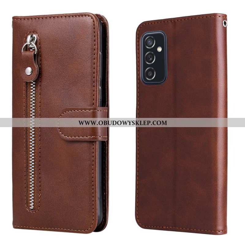 Etui Folio do Samsung Galaxy M52 5G Zamek Błyskawiczny