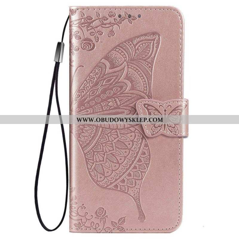 Etui Folio do Samsung Galaxy M53 5G Barokowy Motyl