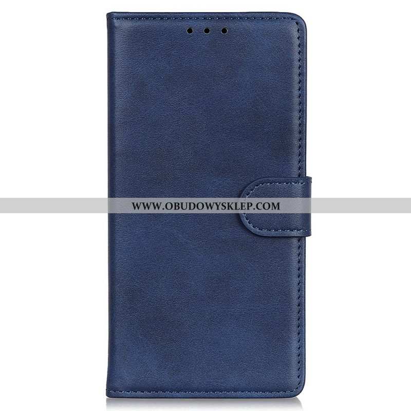 Etui Folio do Samsung Galaxy M53 5G Matowa Sztuczna Skóra