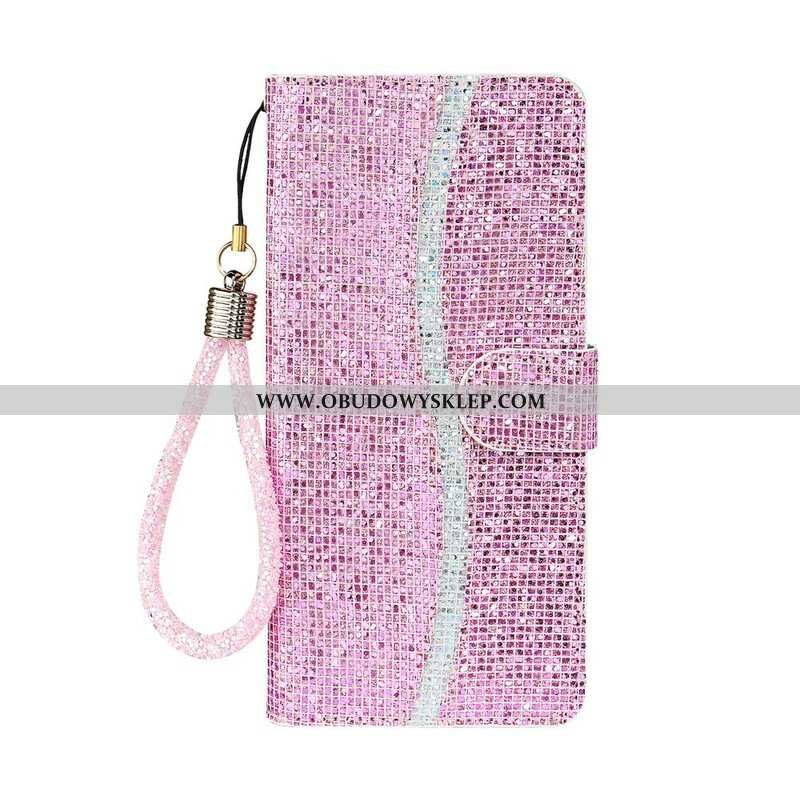 Etui Folio do Samsung Galaxy S21 5G Cekiny S Design