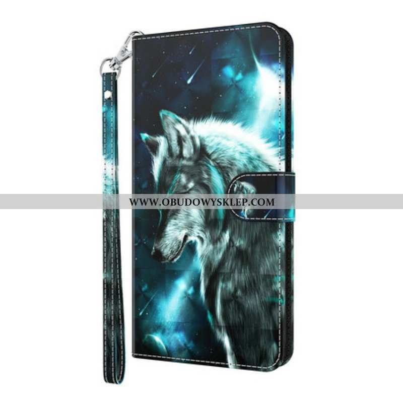 Etui Folio do Samsung Galaxy S21 5G Majestatyczny Wilk