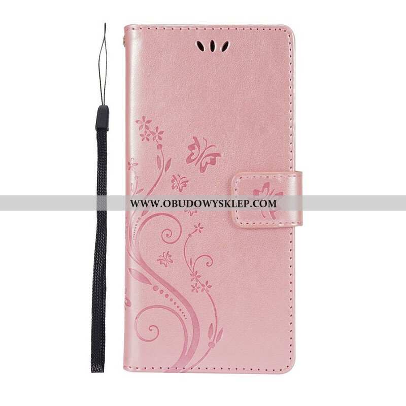 Etui Folio do Samsung Galaxy S21 5G Motyle Na Wietrze