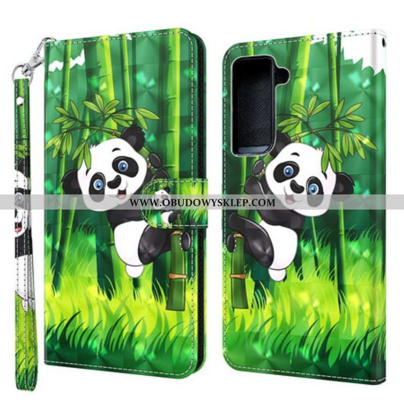 Etui Folio do Samsung Galaxy S21 5G Panda I Bambus