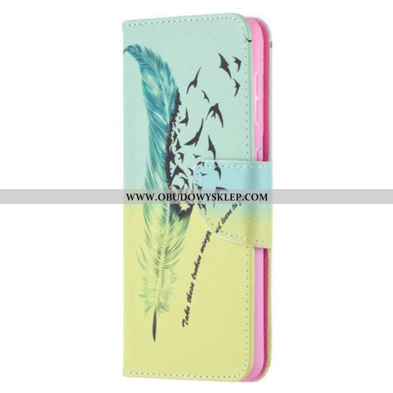 Etui Folio do Samsung Galaxy S21 5G Uczyć Się Latać