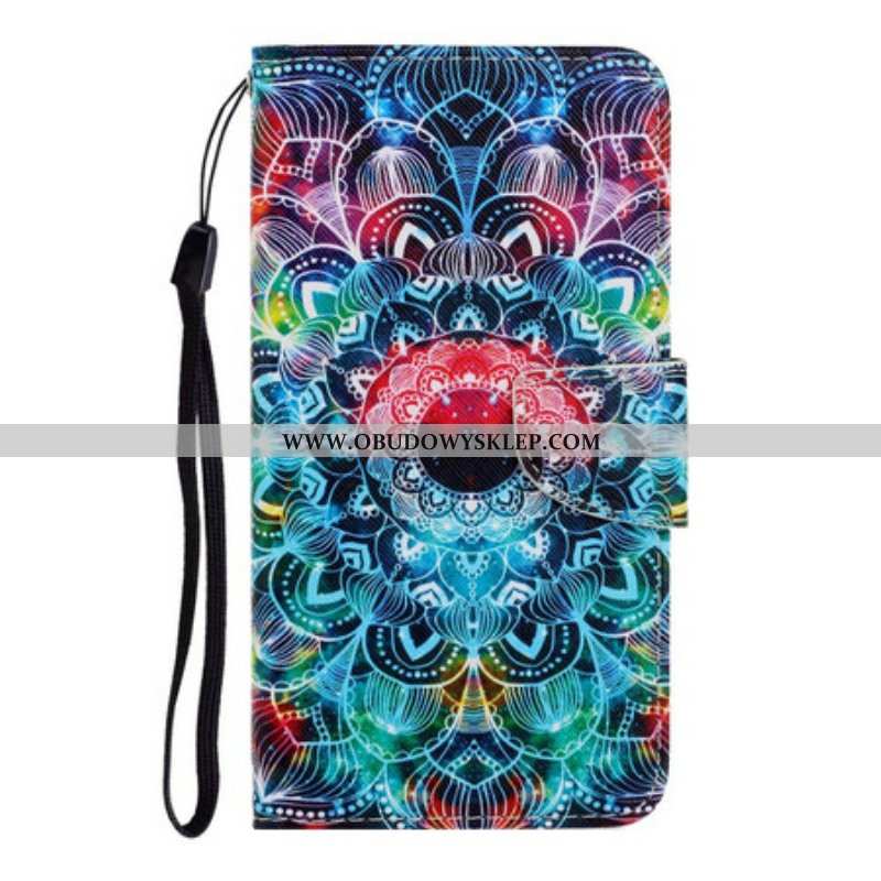 Etui Folio do Samsung Galaxy S21 FE Mandala Na Niebie