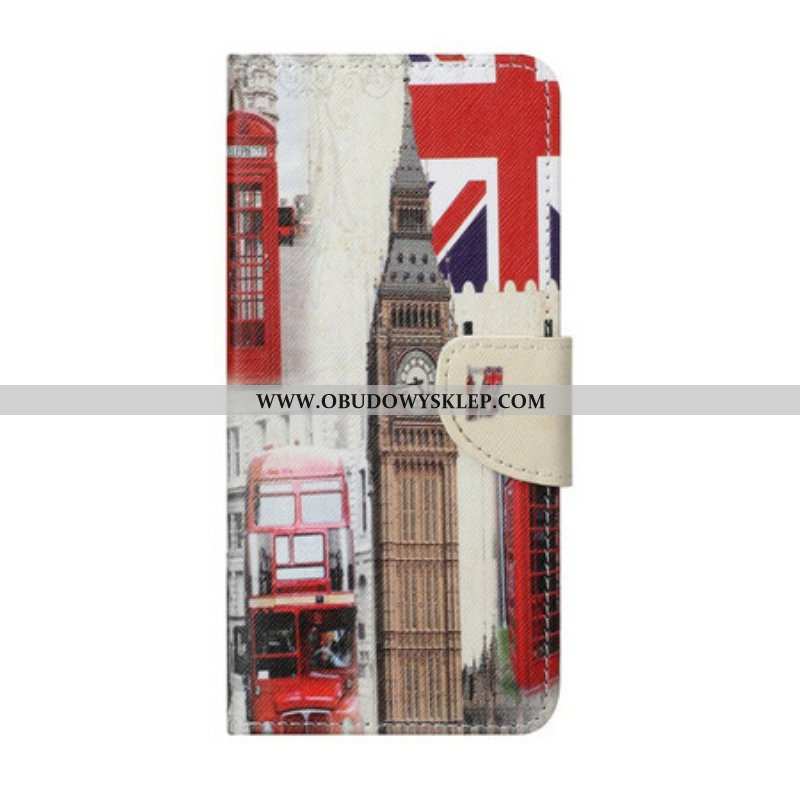 Etui Folio do Samsung Galaxy S21 FE Życie W Londynie