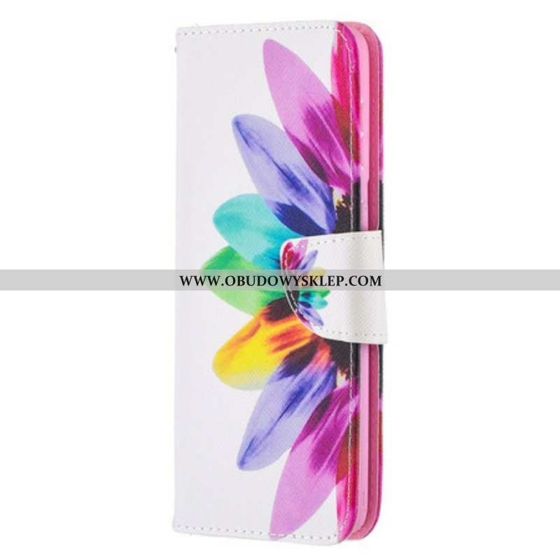 Etui Folio do Samsung Galaxy S21 Plus 5G Akwarela Kwiat