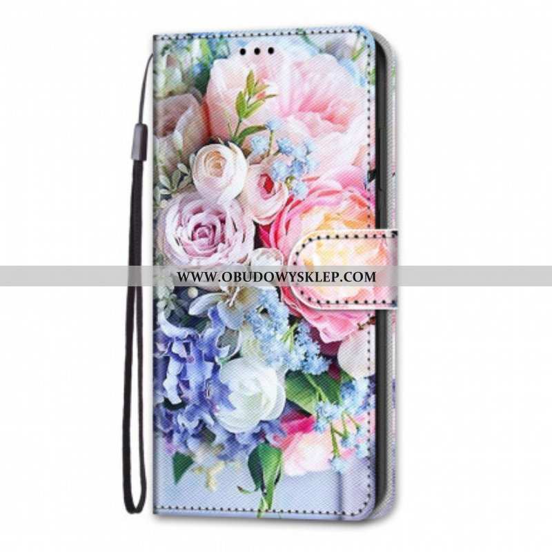 Etui Folio do Samsung Galaxy S21 Ultra 5G Kwiatowy Cud