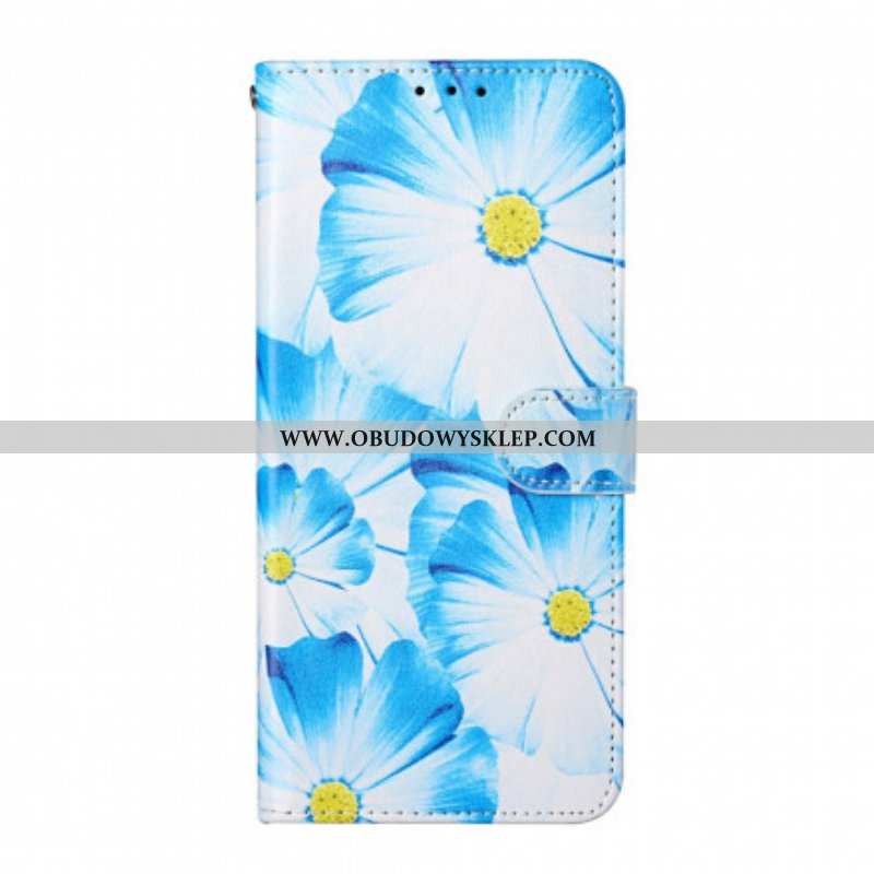 Etui Folio do Samsung Galaxy S21 Ultra 5G Szalone Kwiaty